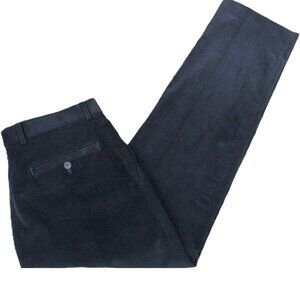 32x30 RALPH LAURENCORDUROY REGULAR FIT PANTS COTTON/SPANDEX BLACK Sz 32W x 30L